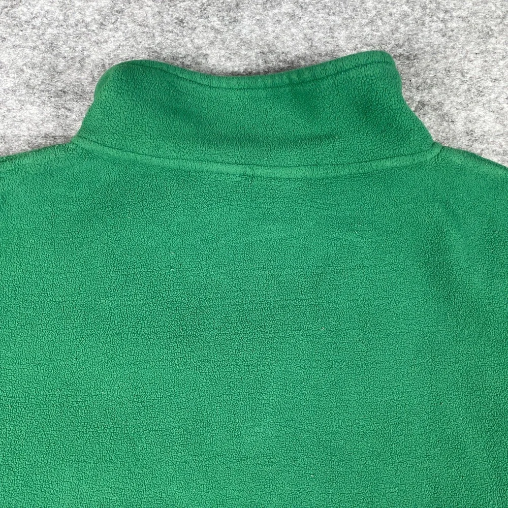 VTG Minnesota Wild Sweater Mens XL Green Nike Team Fleece Pullover 1/4 Zip NHL